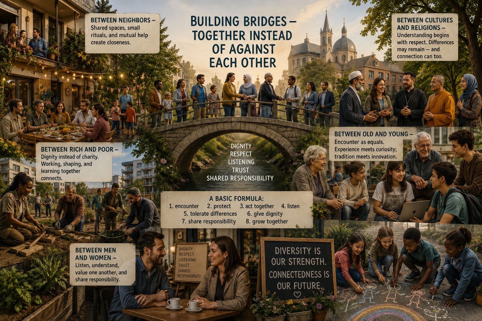 Building Bridges — Together Instead of Against Each Other
