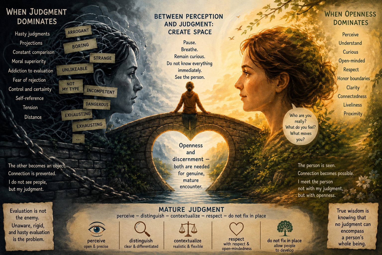 Between Perception and Judgment