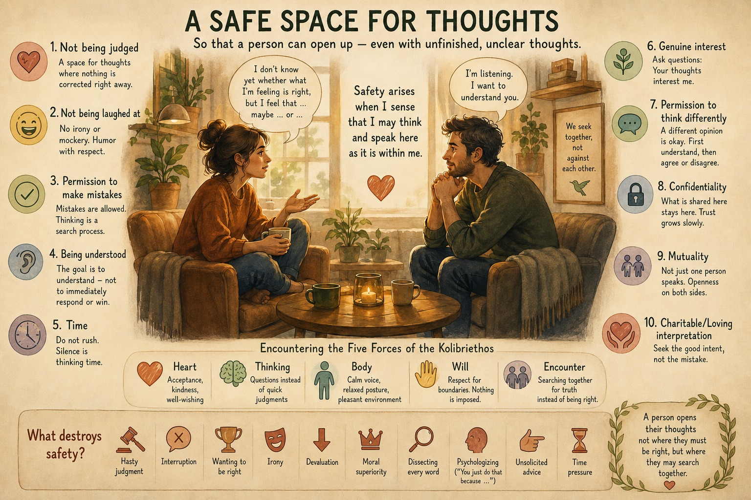 A Safe Space for Thoughts