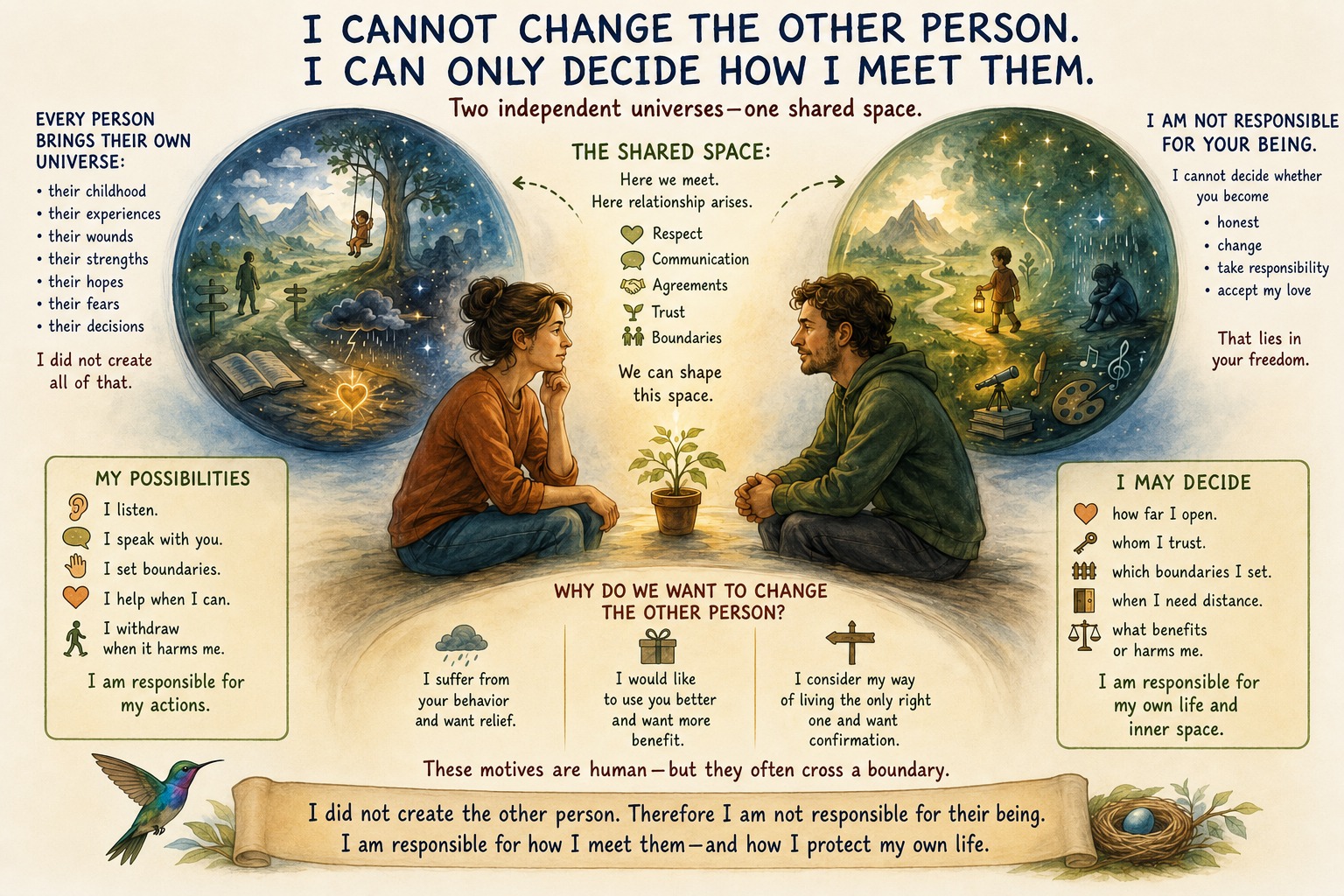 We Cannot Change the Other Person, but We Can Shape the Encounter
