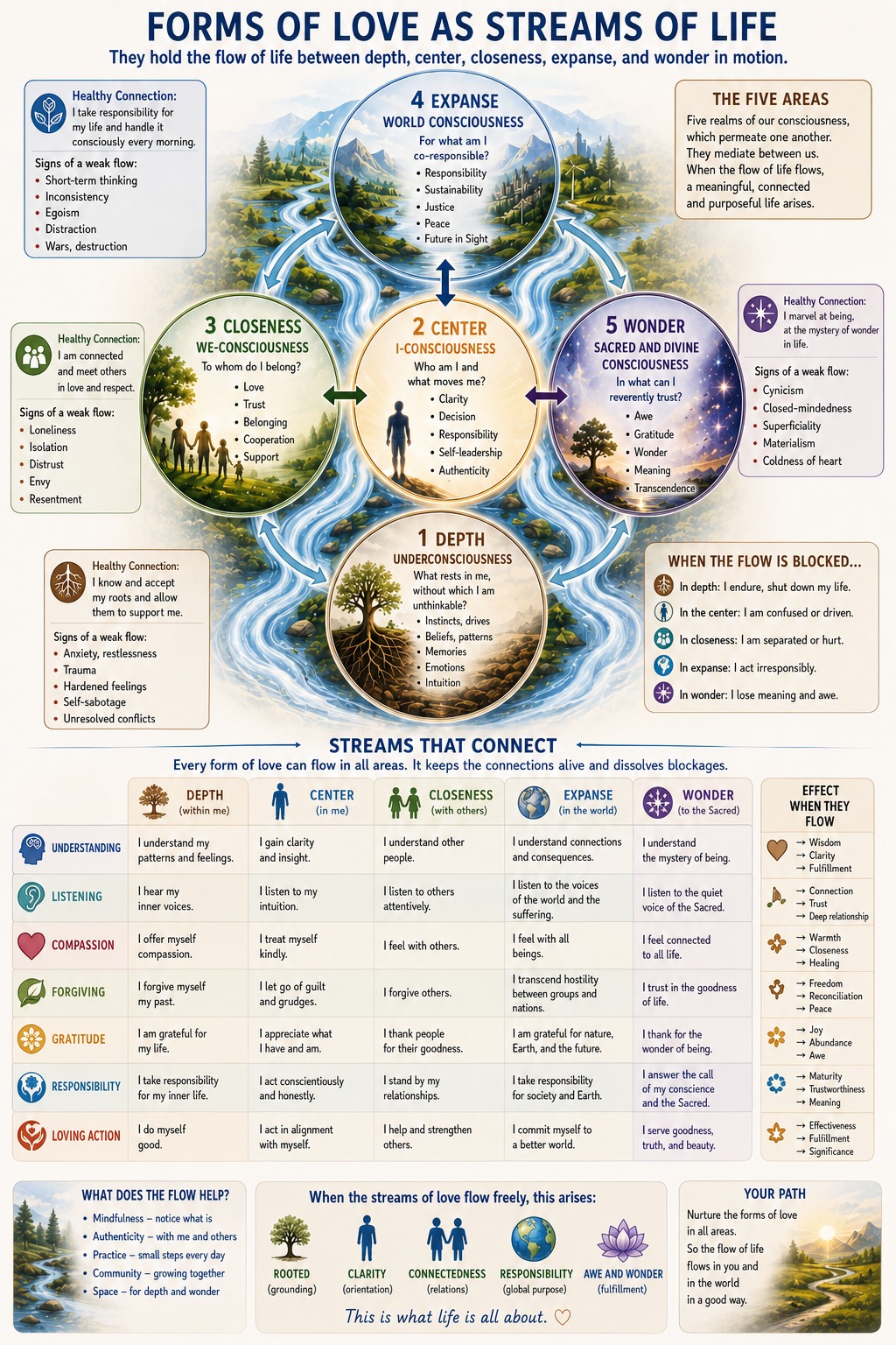 Forms of Love as Streams of Life Forms of Love as Streams of Life