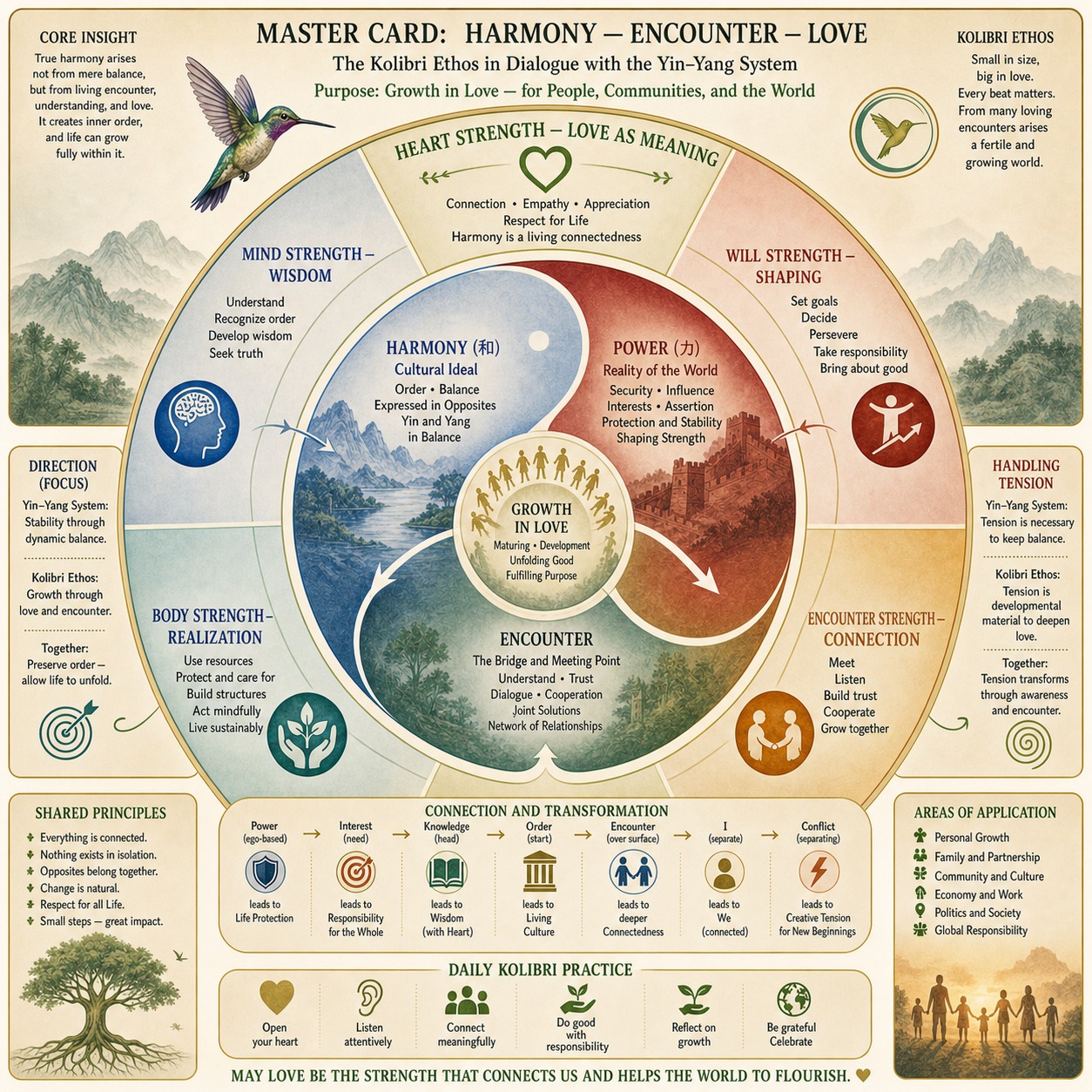 Master Card: Harmony, Encounter, and Love