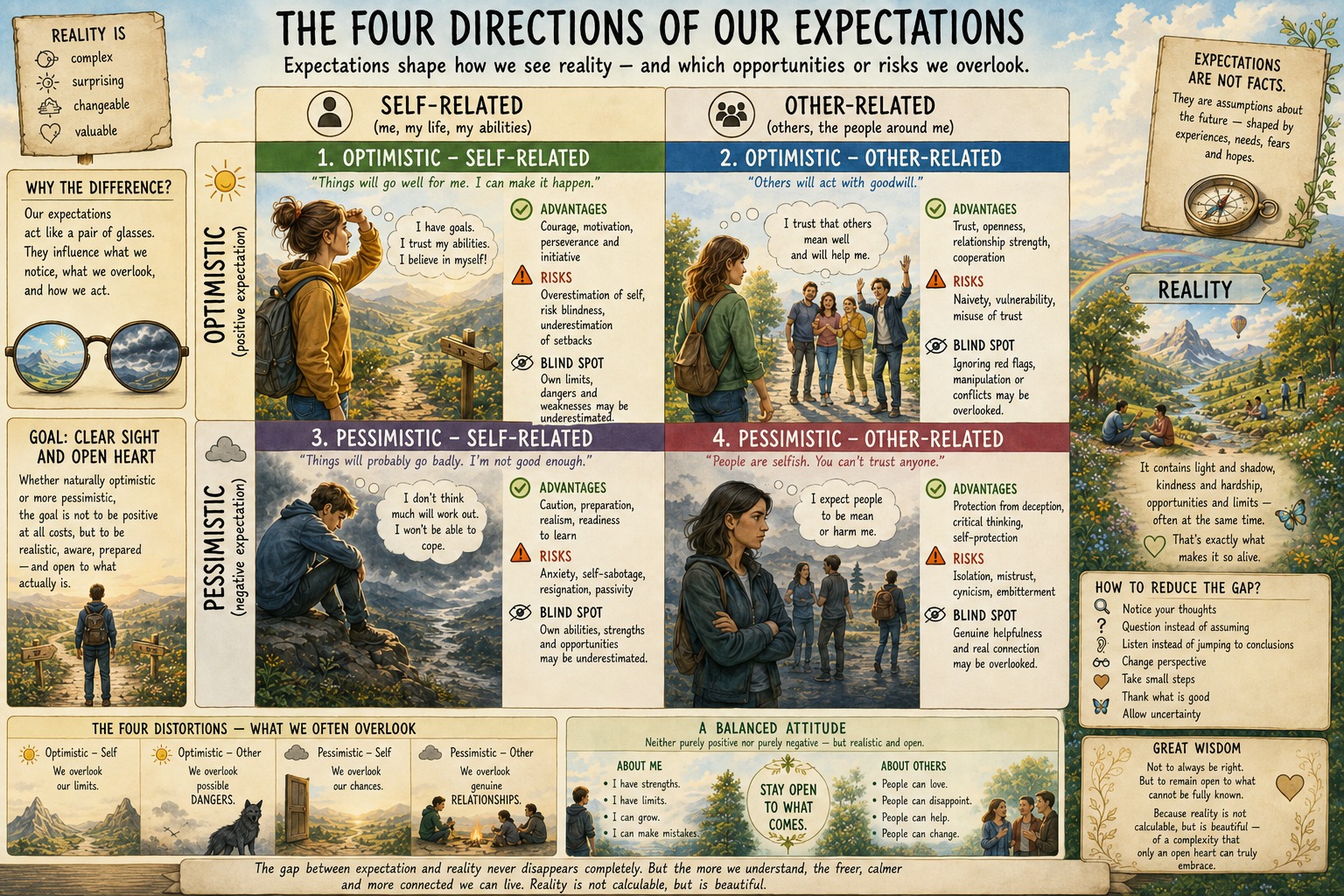 The Four Directions of Our Expectations