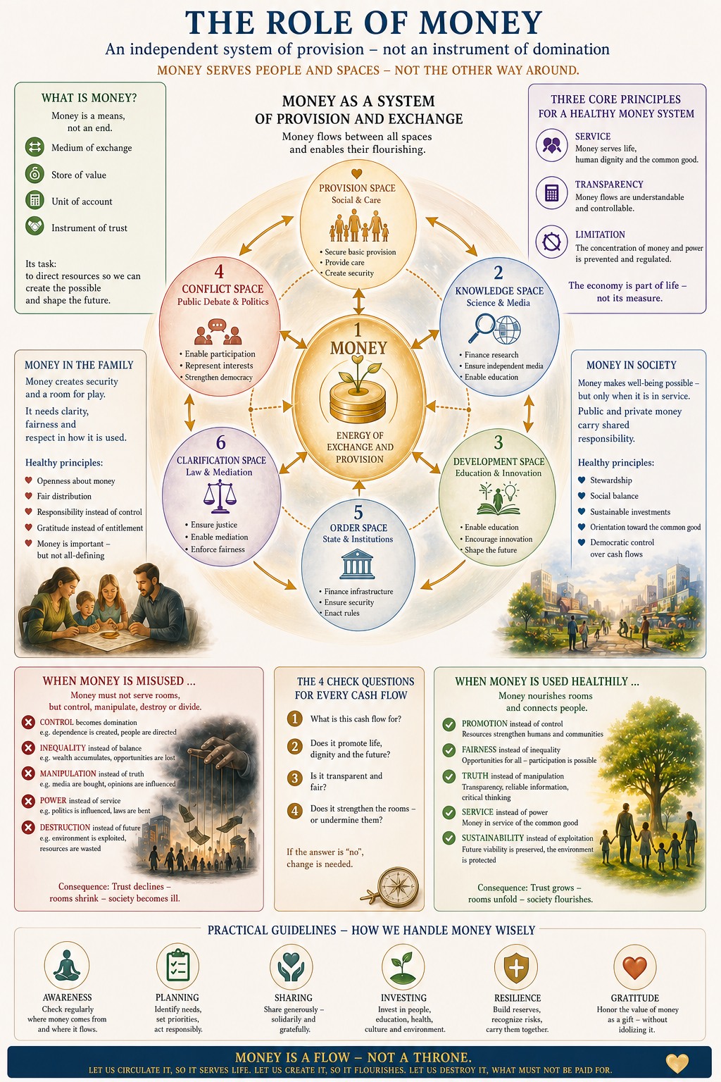 The role of money as provision and exchange The role of money as provision and exchange