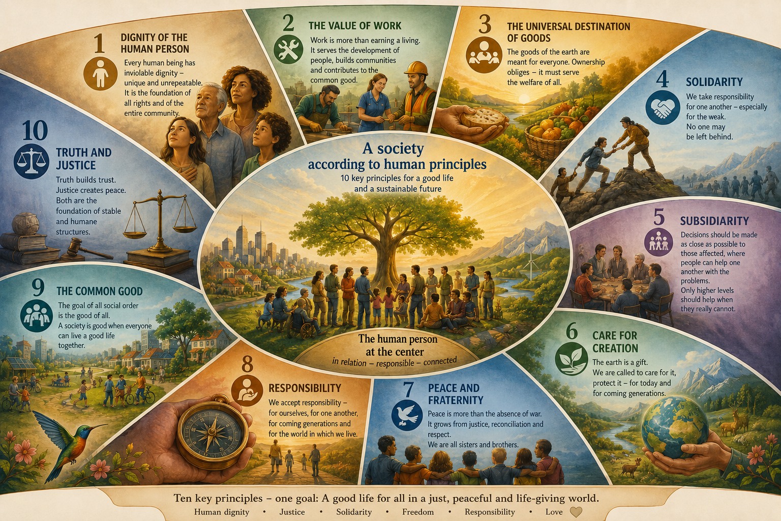 Ten pillars of a humane society Ten pillars of a humane society