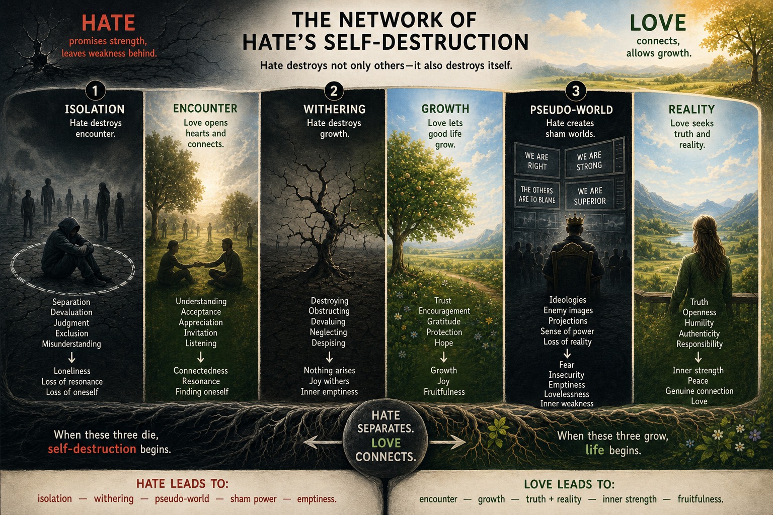 The Network of Hate's Self-Destruction The Network of Hate's Self-Destruction