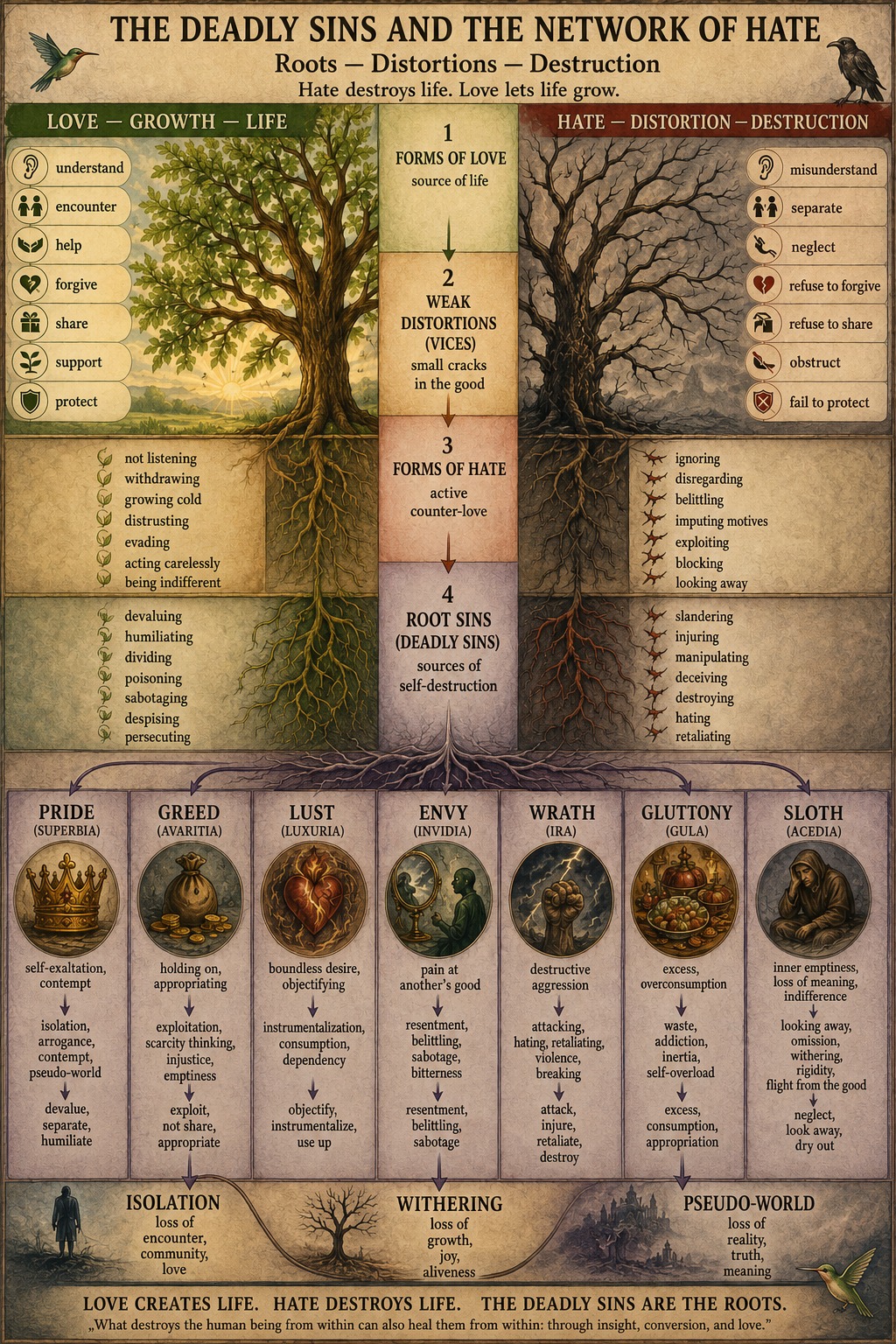 The Deadly Sins and the Network of Hate The Deadly Sins and the Network of Hate