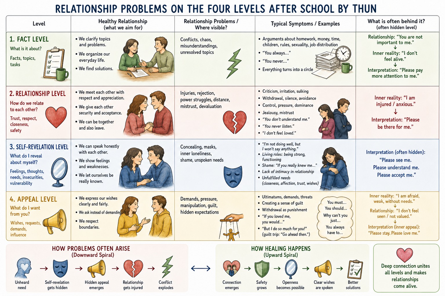 Relationship Problems on Four Communication Levels Relationship Problems on Four Communication Levels