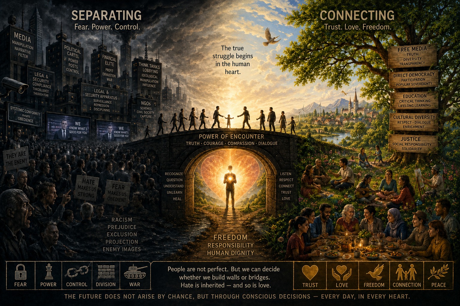 Separating and Connecting — The Power of Encounter