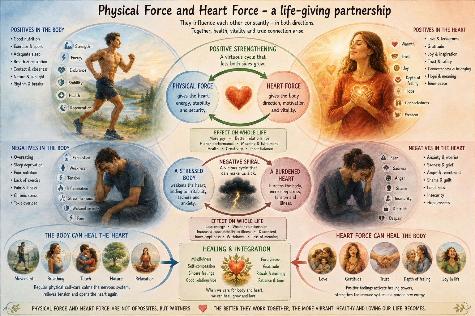 Physical Force and Heart Force