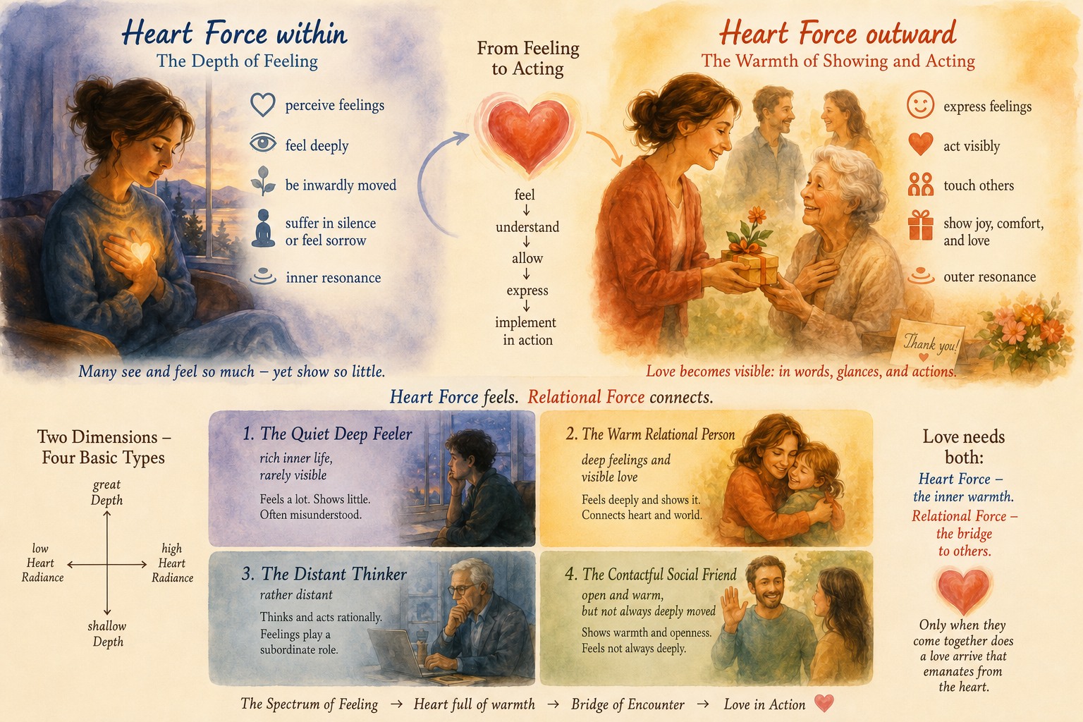 Heart Force Within and Outward