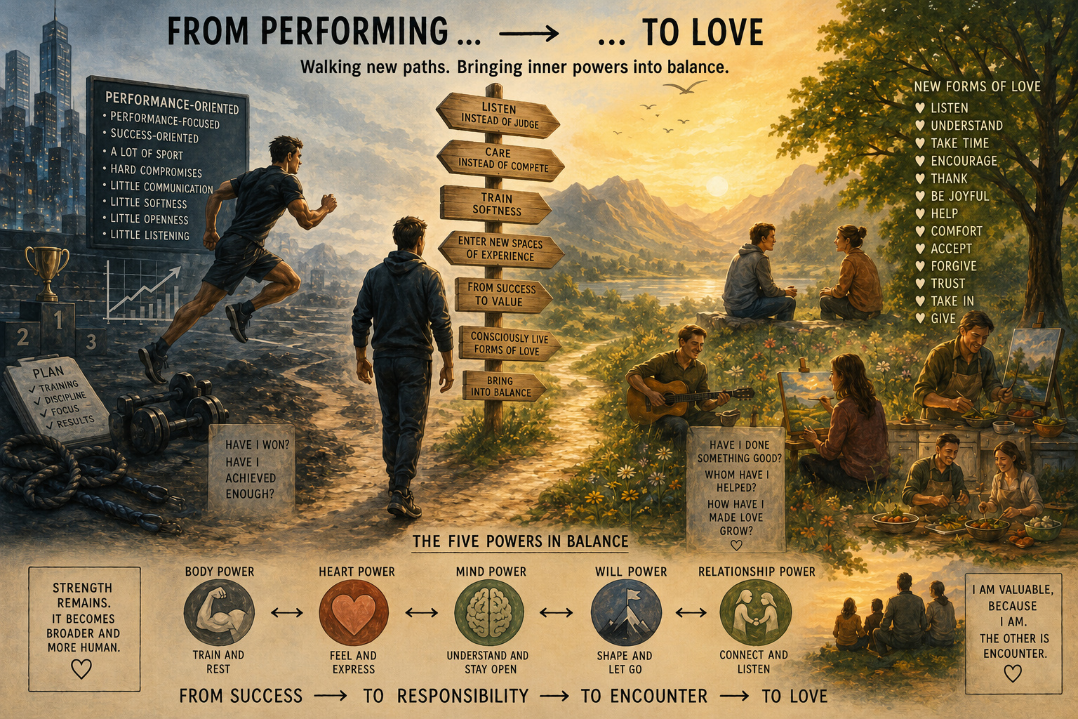 From Performing to Love