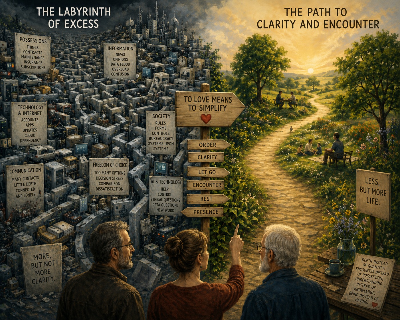 The Path from Excess to Clarity and Encounter The Path from Excess to Clarity and Encounter