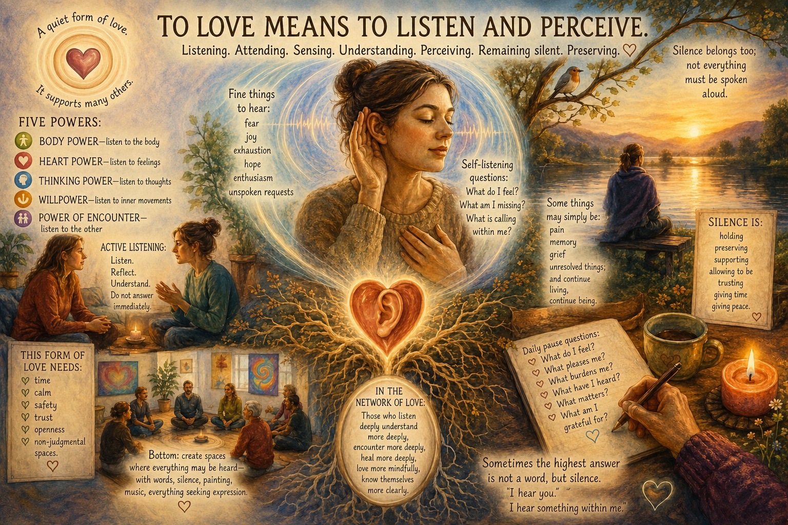 To Love Means to Listen and Perceive To Love Means to Listen and Perceive