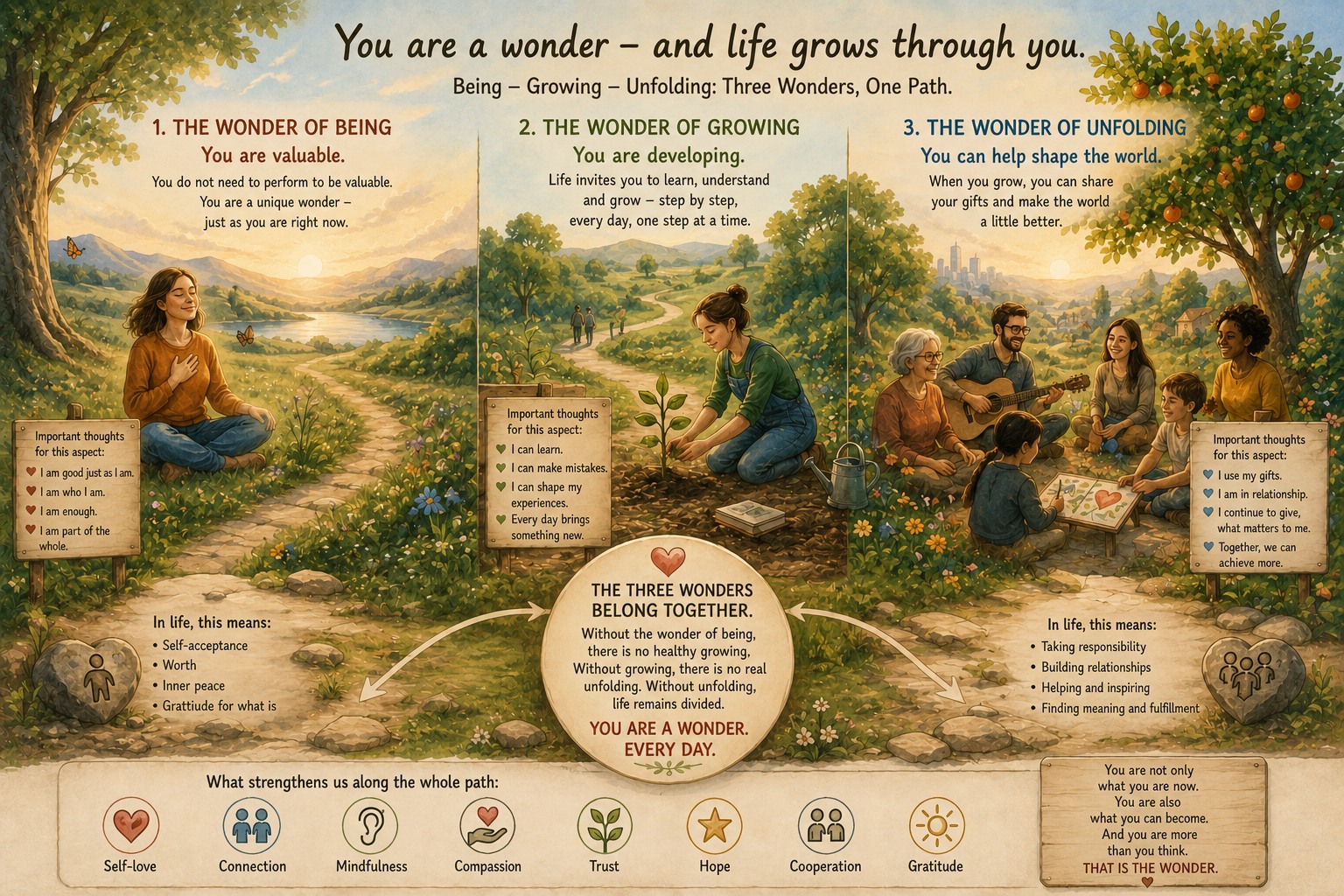 Being, Growing, and Unfolding Being, Growing, and Unfolding