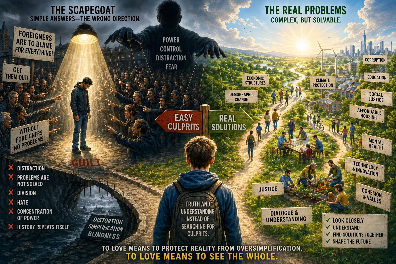 The Scapegoat — Simple Answers in the Wrong Direction The Scapegoat — Simple Answers in the Wrong Direction