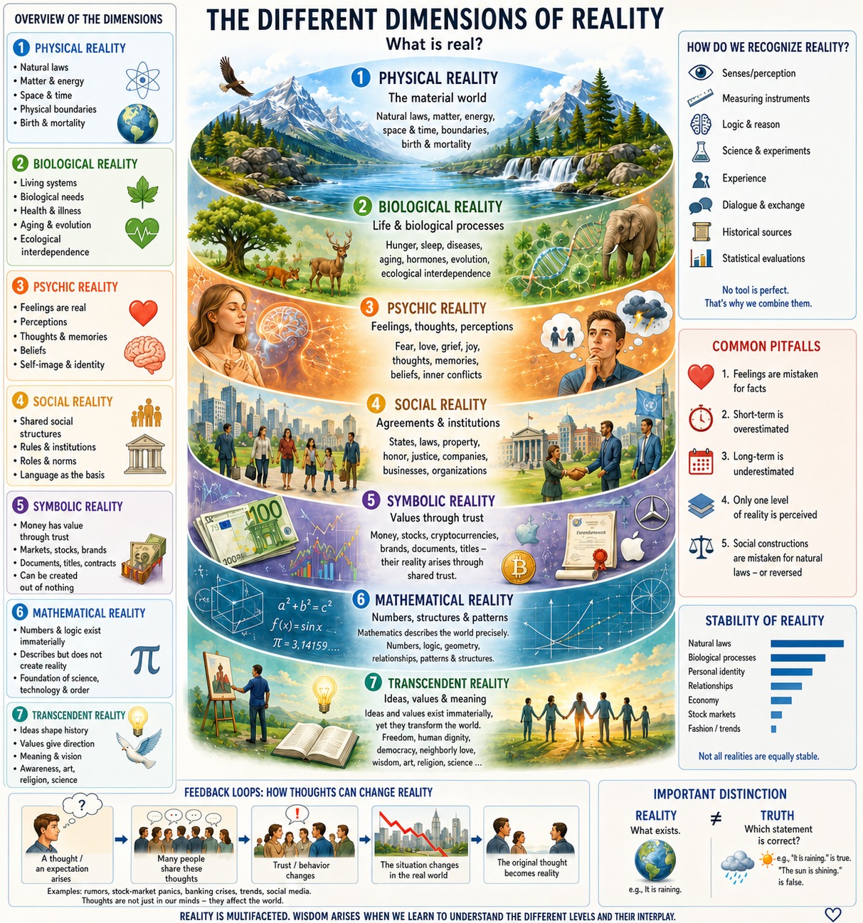The Different Dimensions of Reality The Different Dimensions of Reality