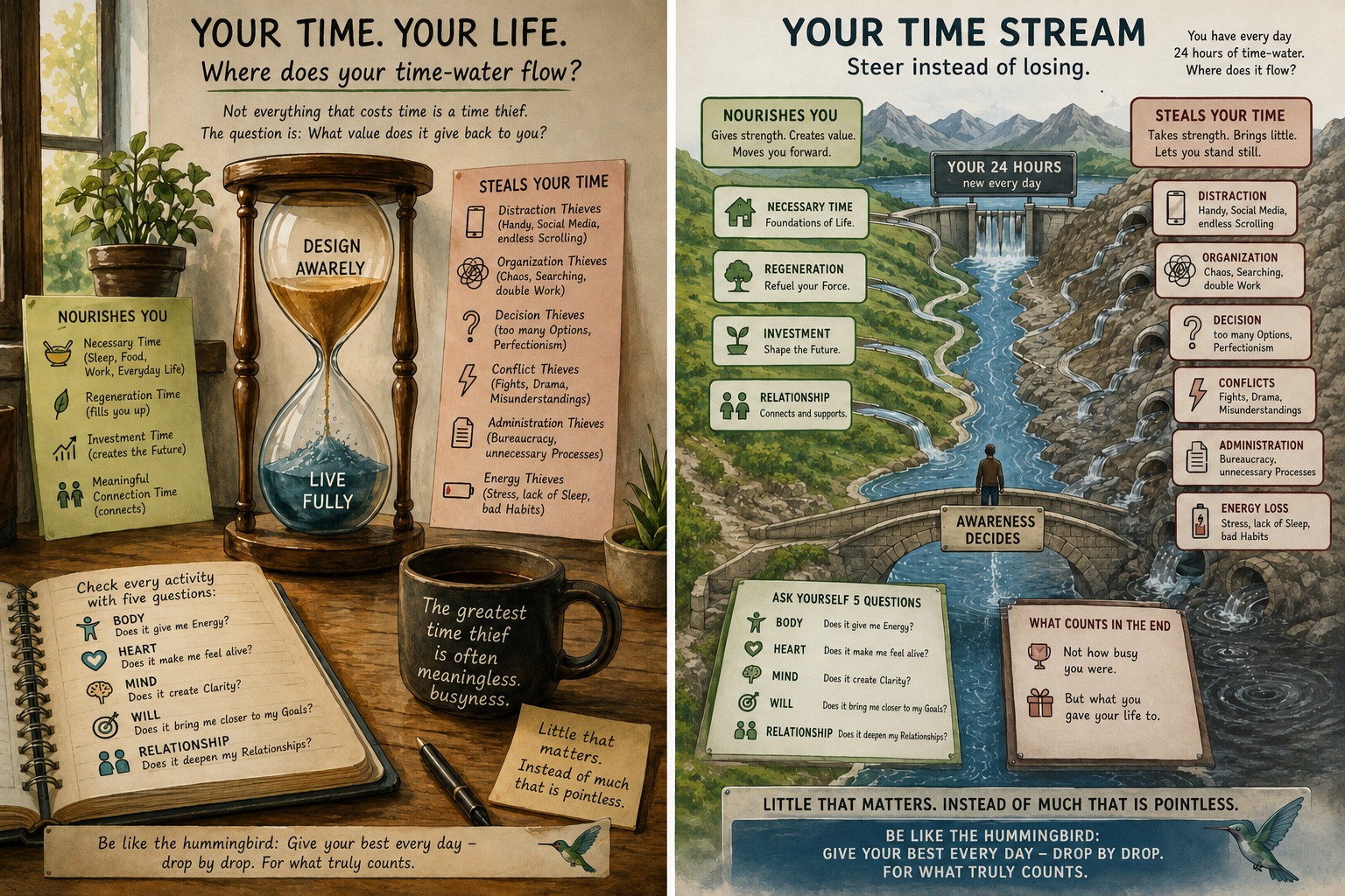 Two Ways to See Your Time Stream