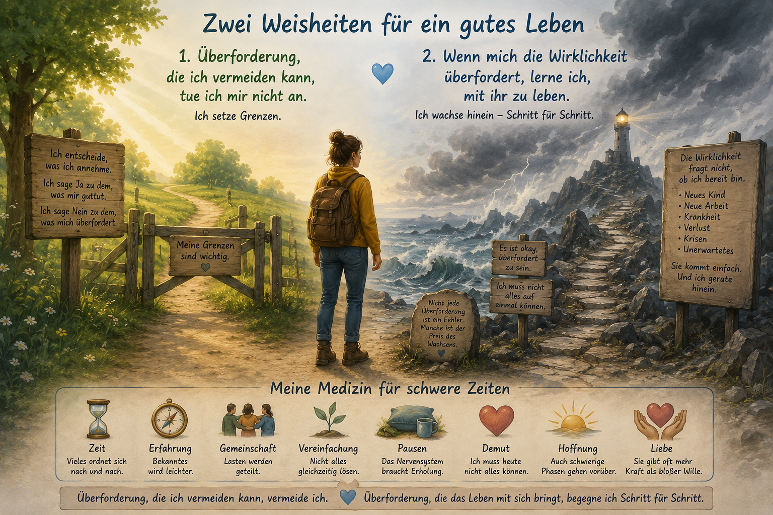 Zwei Wege mit der Überforderung durch die Komplexität in dieser Welt klar zu kommen