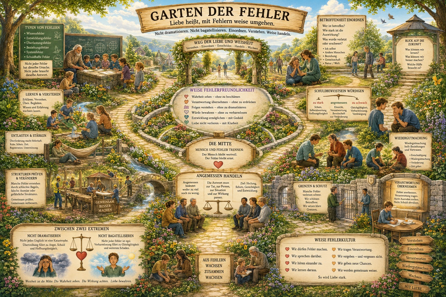 Der Garten der Fehler (mit vielen KI-Bildfehlern) Der Garten der Fehler (mit vielen KI-Bildfehlern)
