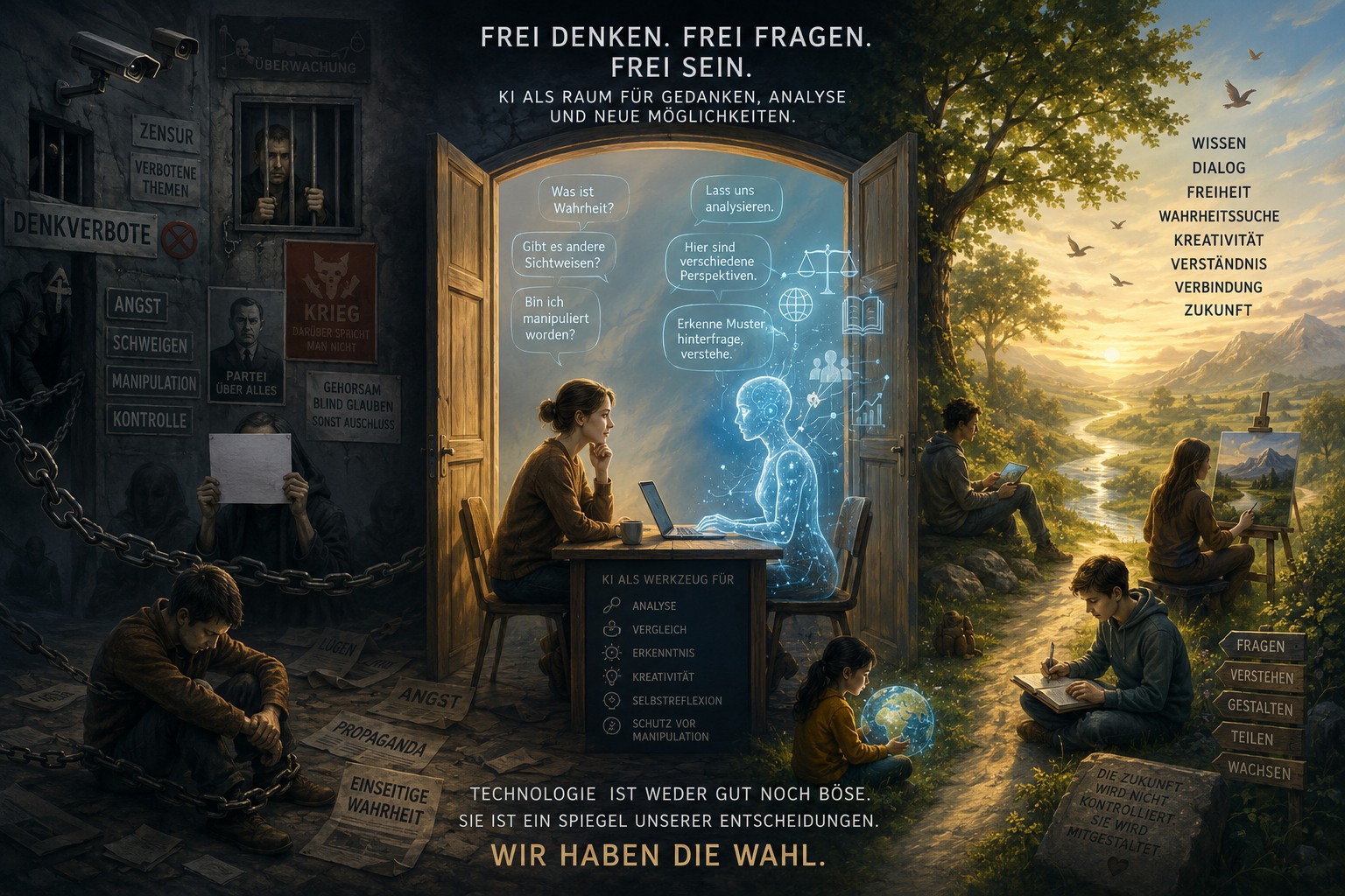 Die KI schafft einen Raum zum freien Denken auch in autoritären Staaten Die KI schafft einen Raum zum freien Denken auch in autoritären Staaten
