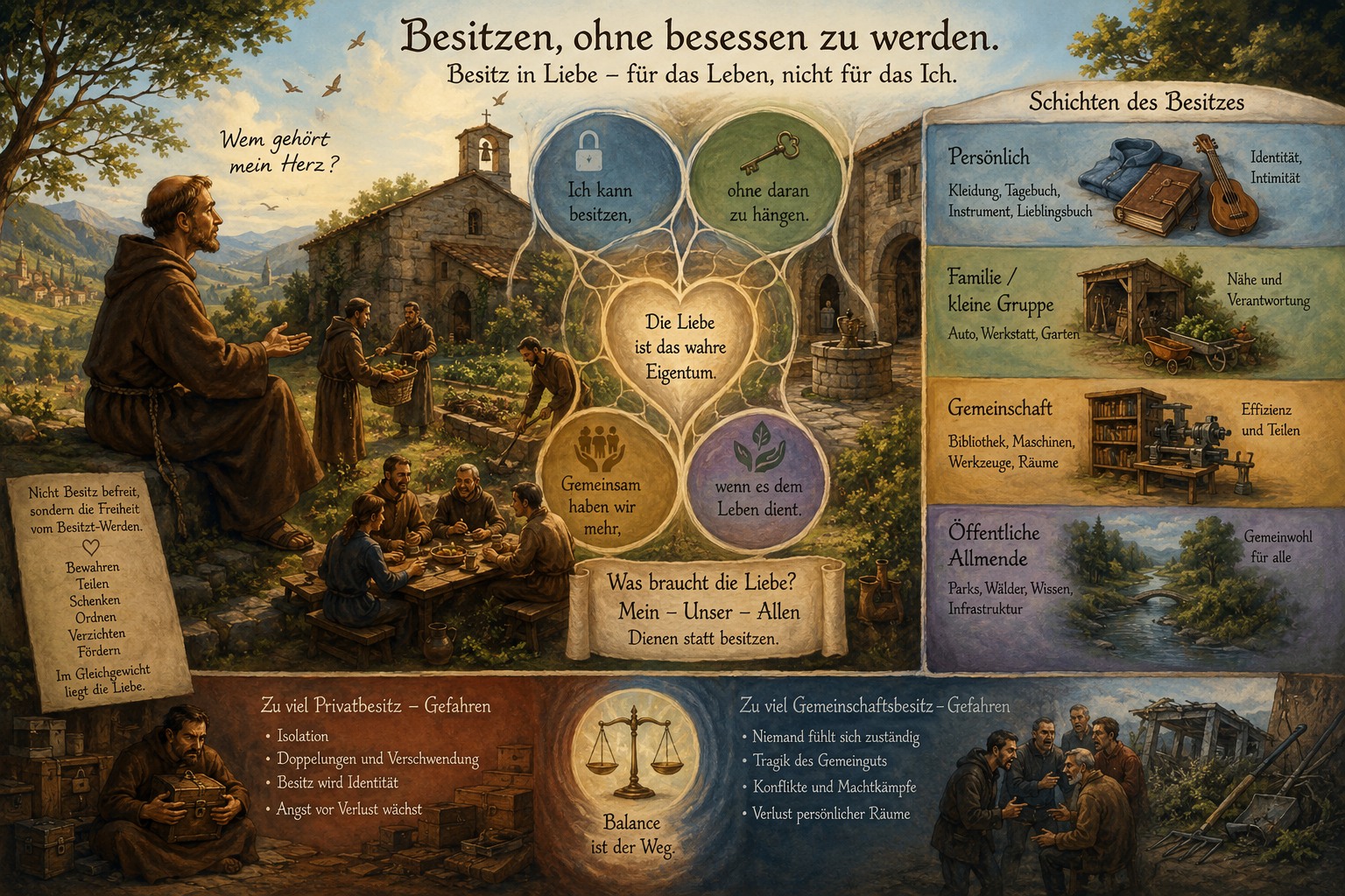Besitzen ohne davon besessen zu sein Besitzen ohne davon besessen zu sein