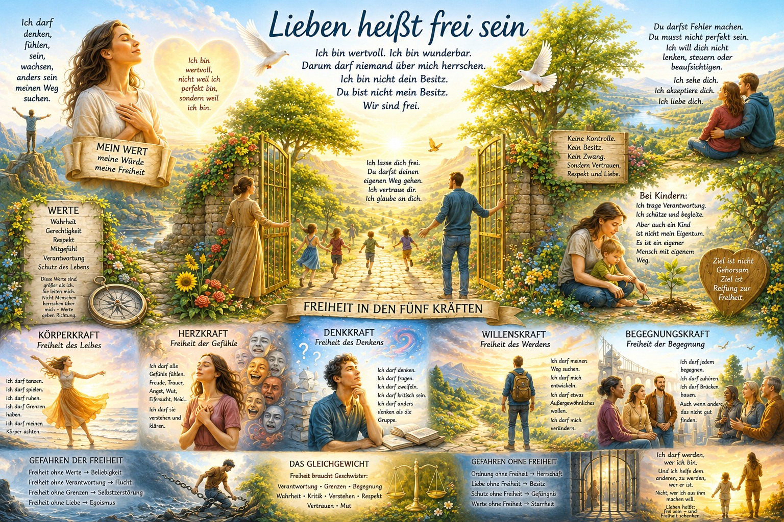 Lieben heißt frei sein und befreien!