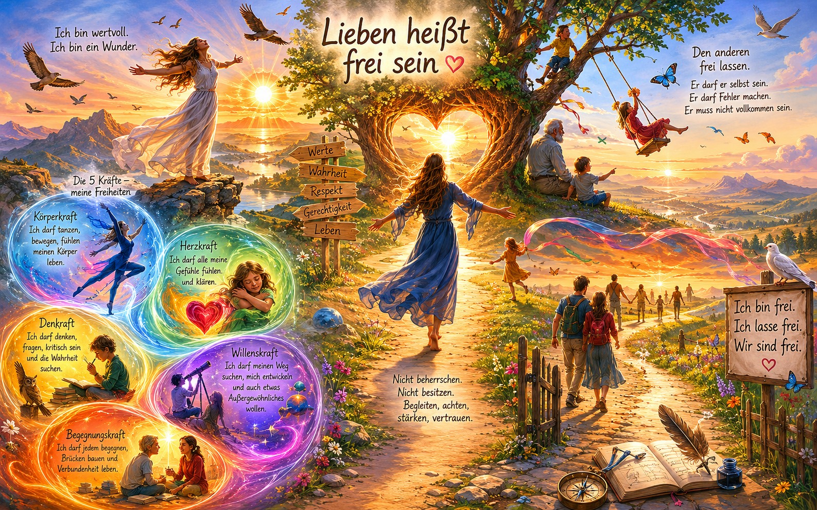 Lieben heißt frei sein und sich befreien!