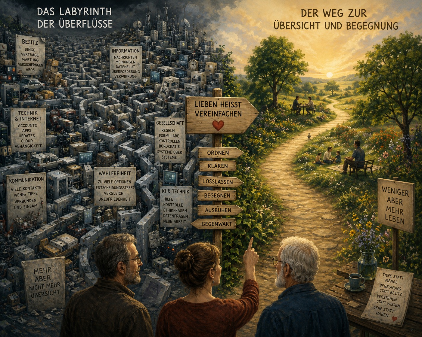 Vereinfachen macht frei und offen!