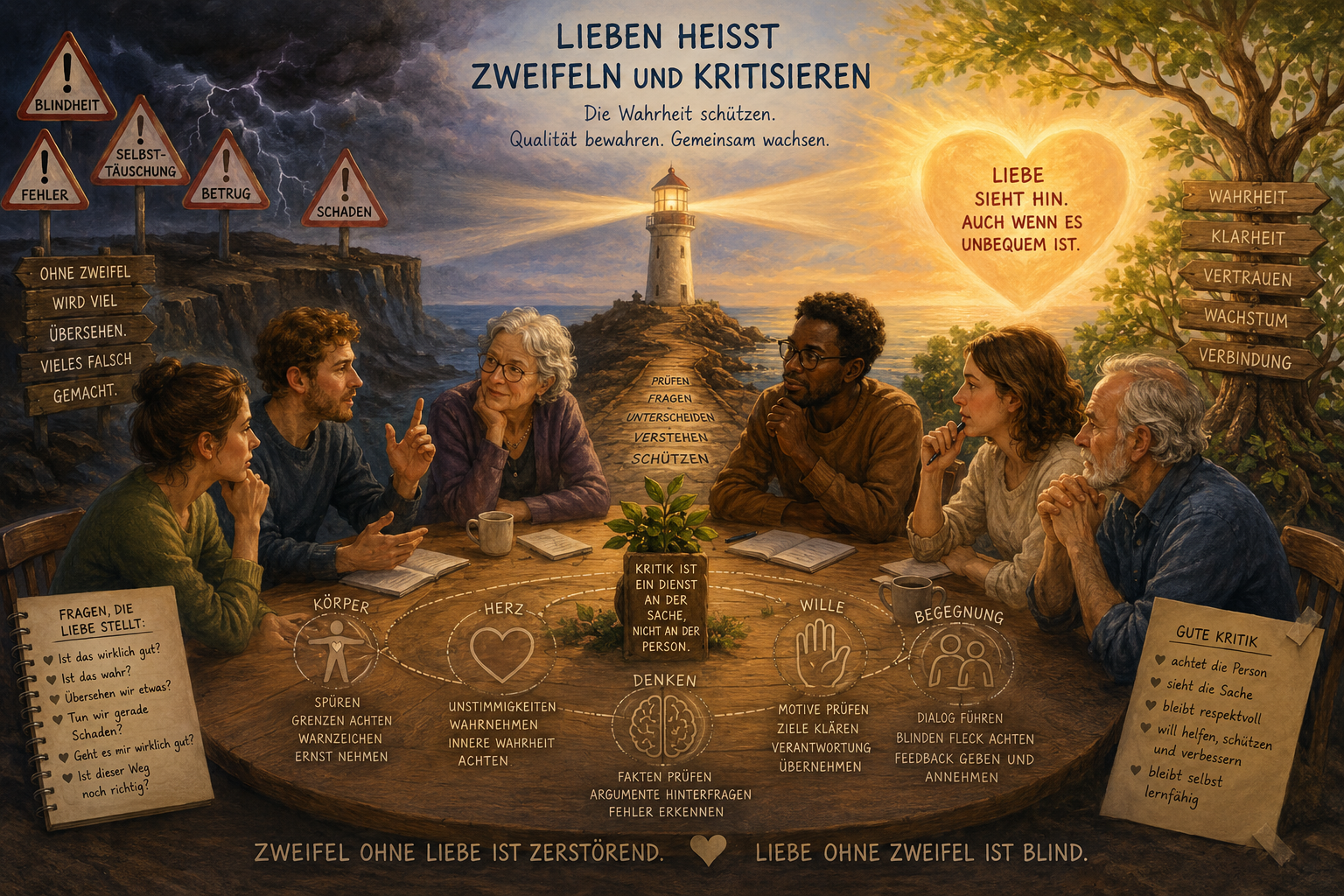 Lieben heißt zweifeln und bezweifeln!