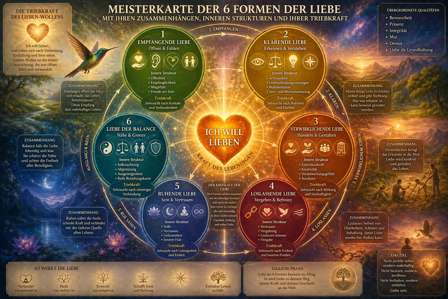 Meisterkarte Liebesformen