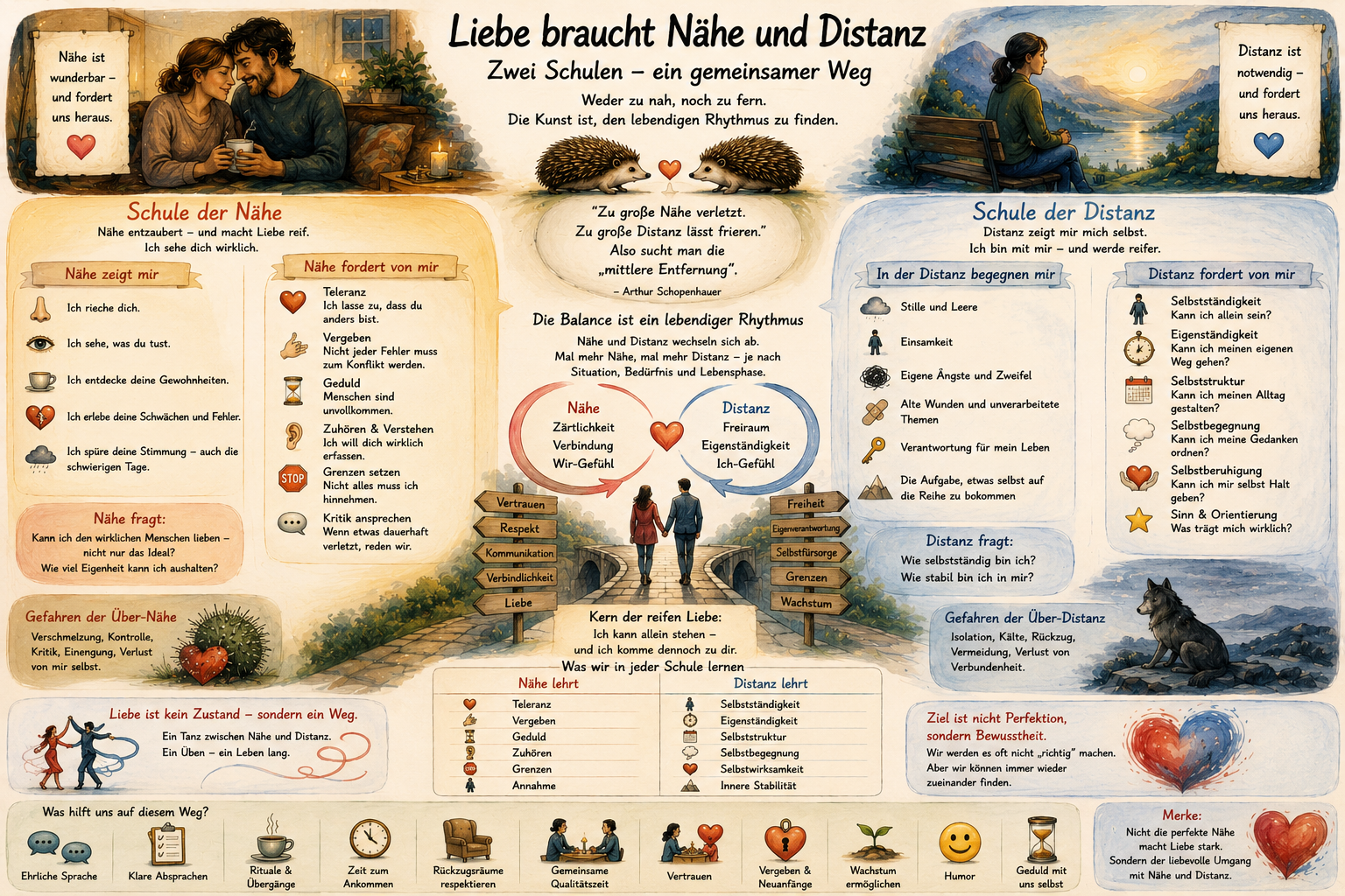 Liebe braucht Nähe und Distanz