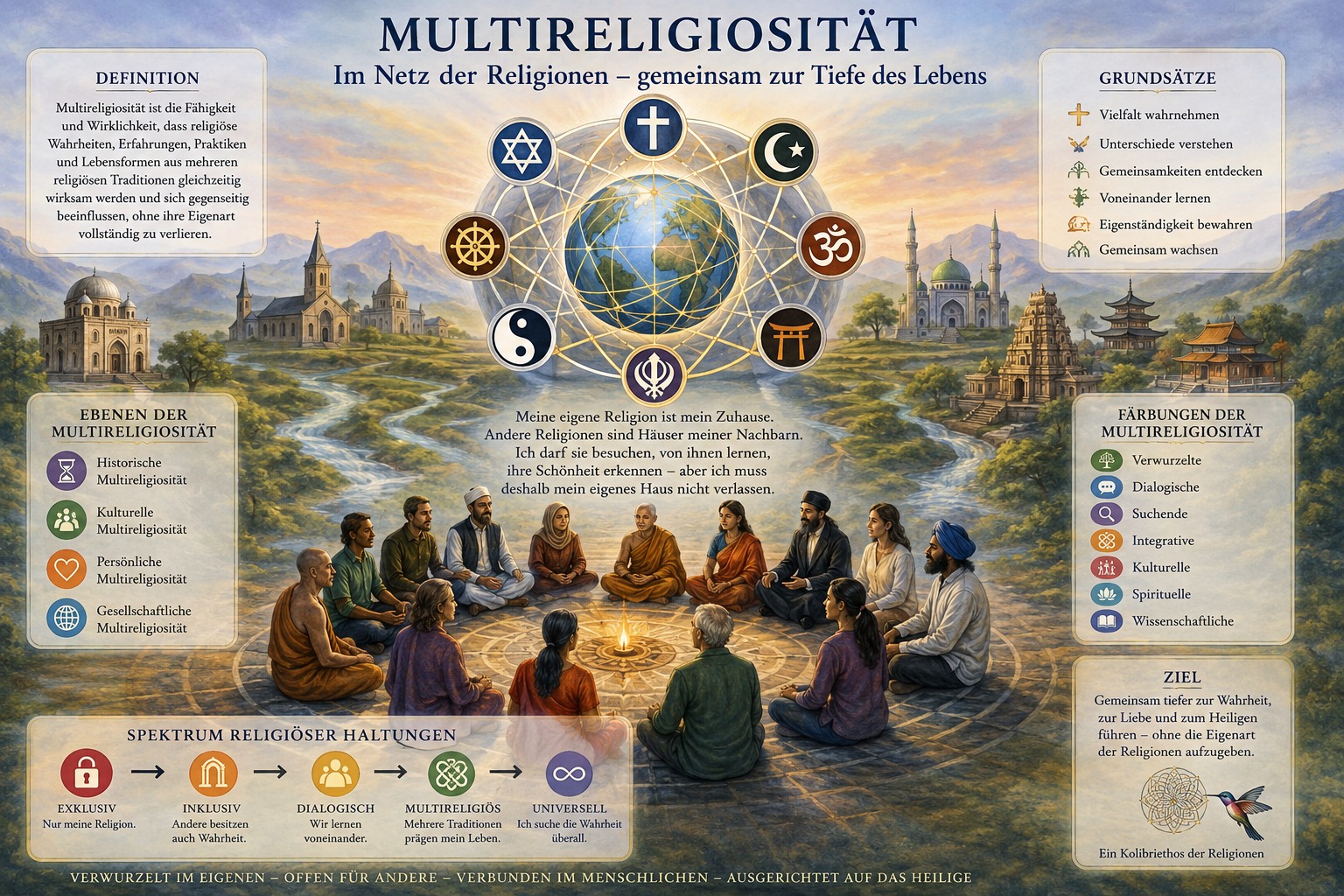 Jede Religion hat viele multireligiöse Wurzeln und entfaltet eine innere Multireligiösität! Jede Religion hat viele multireligiöse Wurzeln und entfaltet eine innere Multireligiösität!
