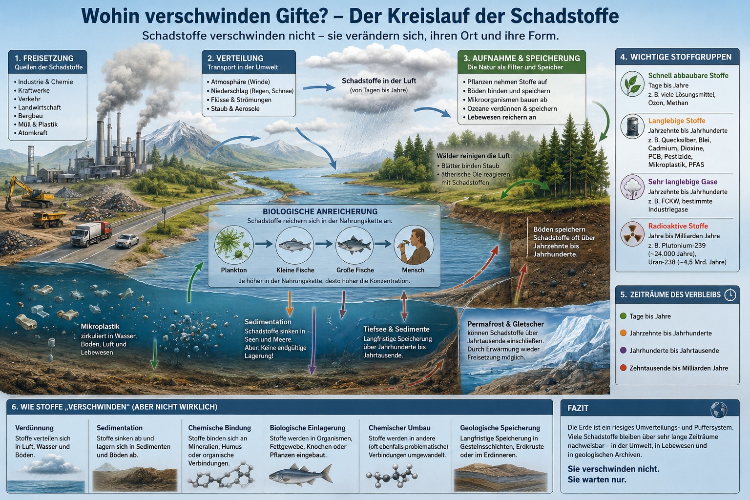 Schadstoffe kann die Erde nur begrenzt puffern. Schadstoffe kann die Erde nur begrenzt puffern.