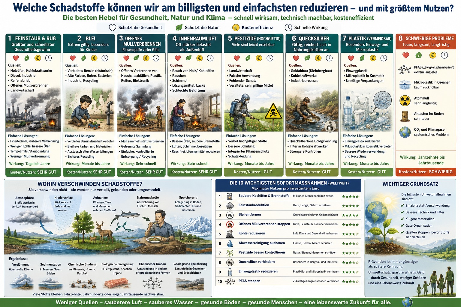 Schadstoffe reduzieren - am einfachsten und schnellsten Schadstoffe reduzieren - am einfachsten und schnellsten