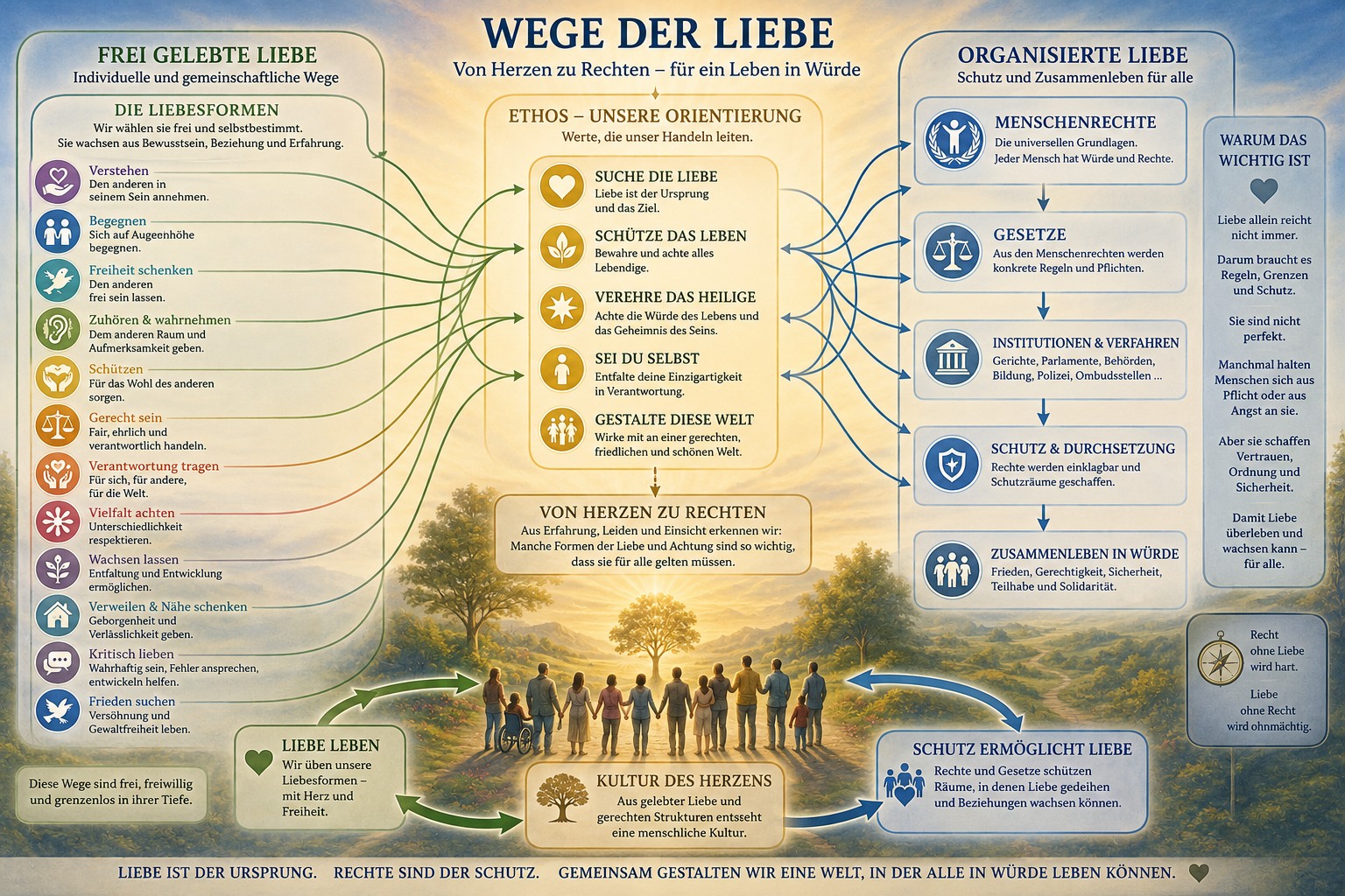 Liebe in Strukturen und Organisationen - verbindlich strukturierte und organisierte Liebe