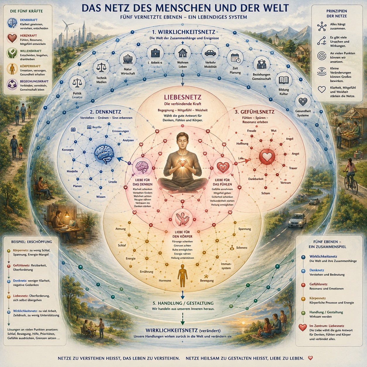 Wir als Teilstruktur vieler großen Netze, die mit großer Kraft auf uns einwirken können! Wir als Teilstruktur vieler großen Netze, die mit großer Kraft auf uns einwirken können!