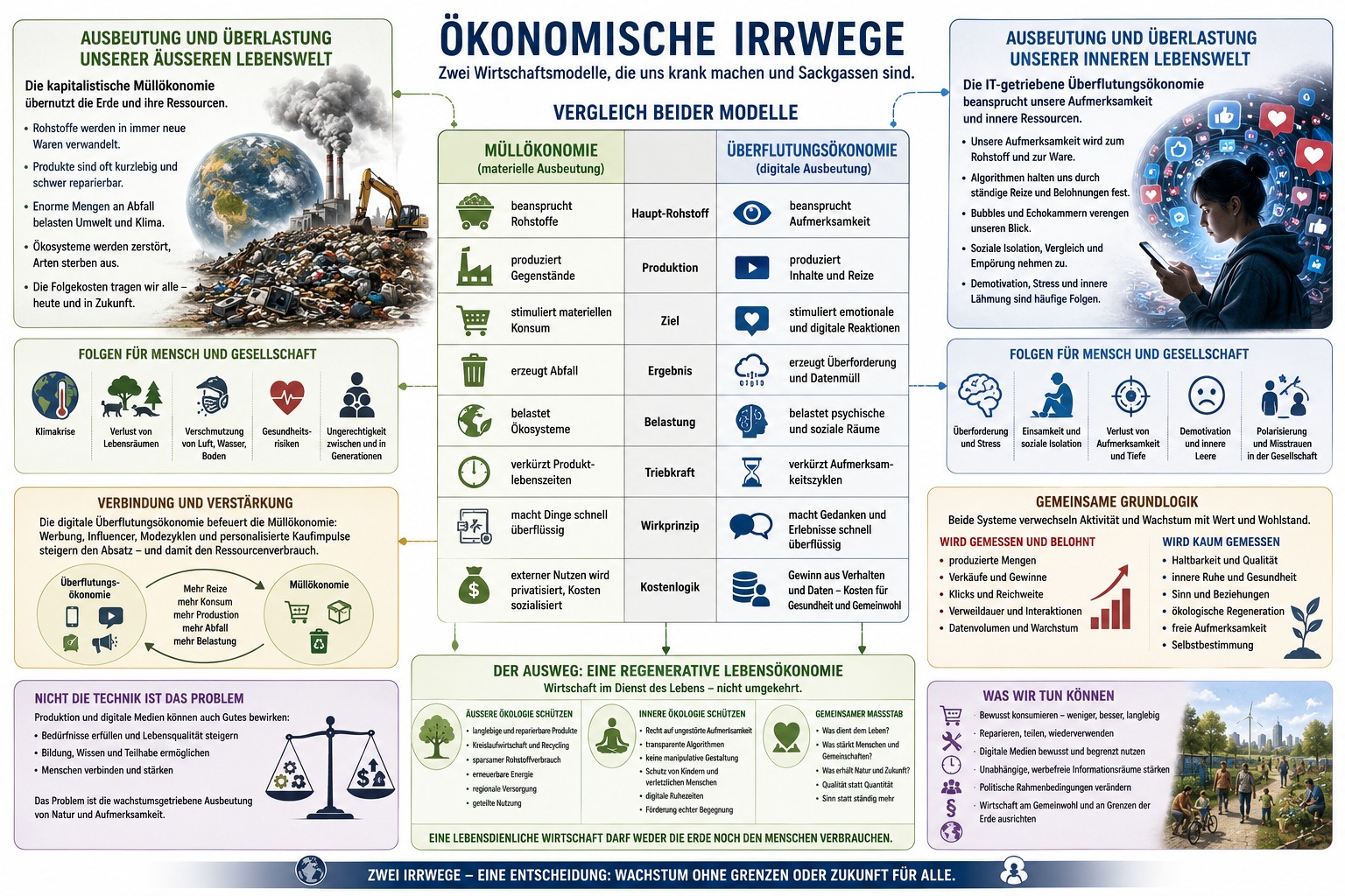 Ökonomische Irrwege: Müllwirtschaft und Überflutungswirtschaft Ökonomische Irrwege: Müllwirtschaft und Überflutungswirtschaft