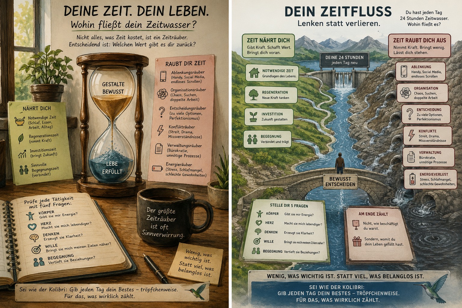Unsere Zeit ist kostbar und ein Geschenk!!